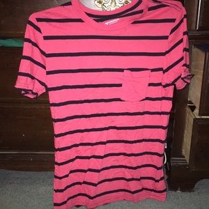 Men's stripped pocket tee